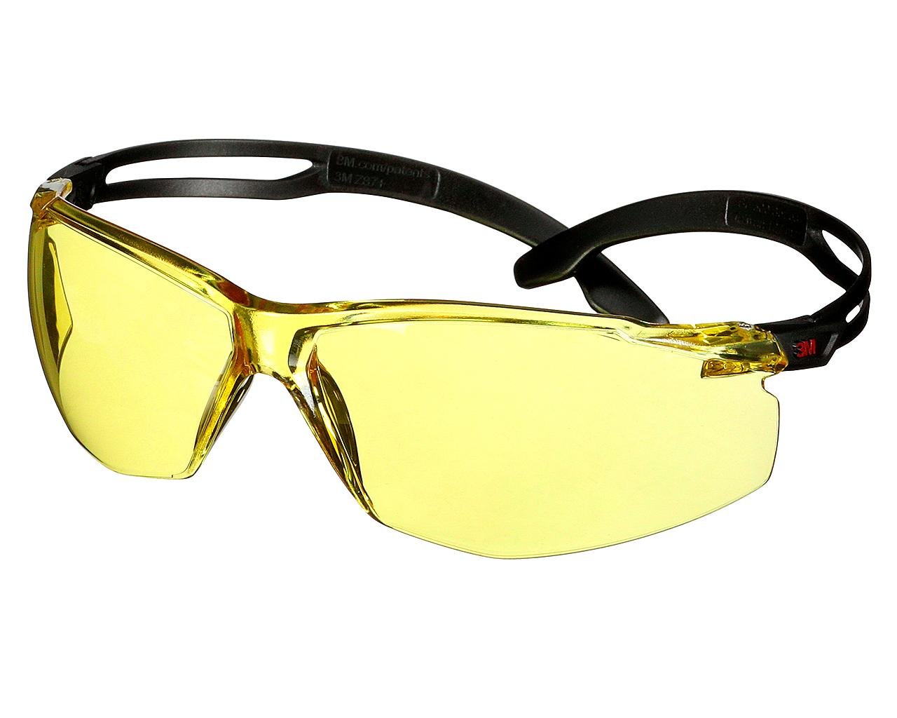 Spectacles SecureFit™ 500 SF503SGAF-BLK Amber