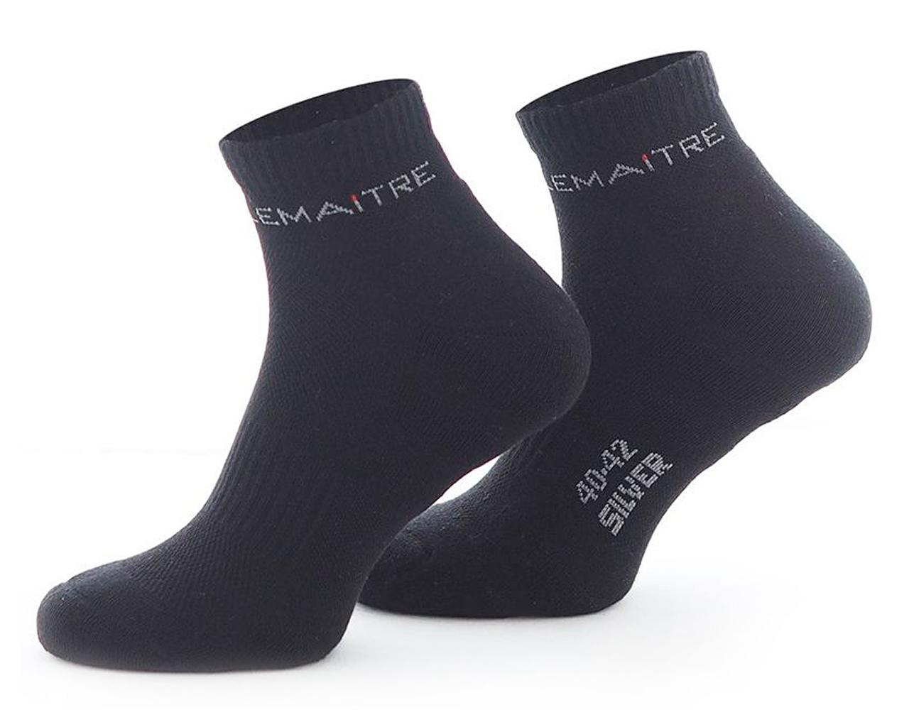 Lin Black Hard-Wearing Ankle Socks
