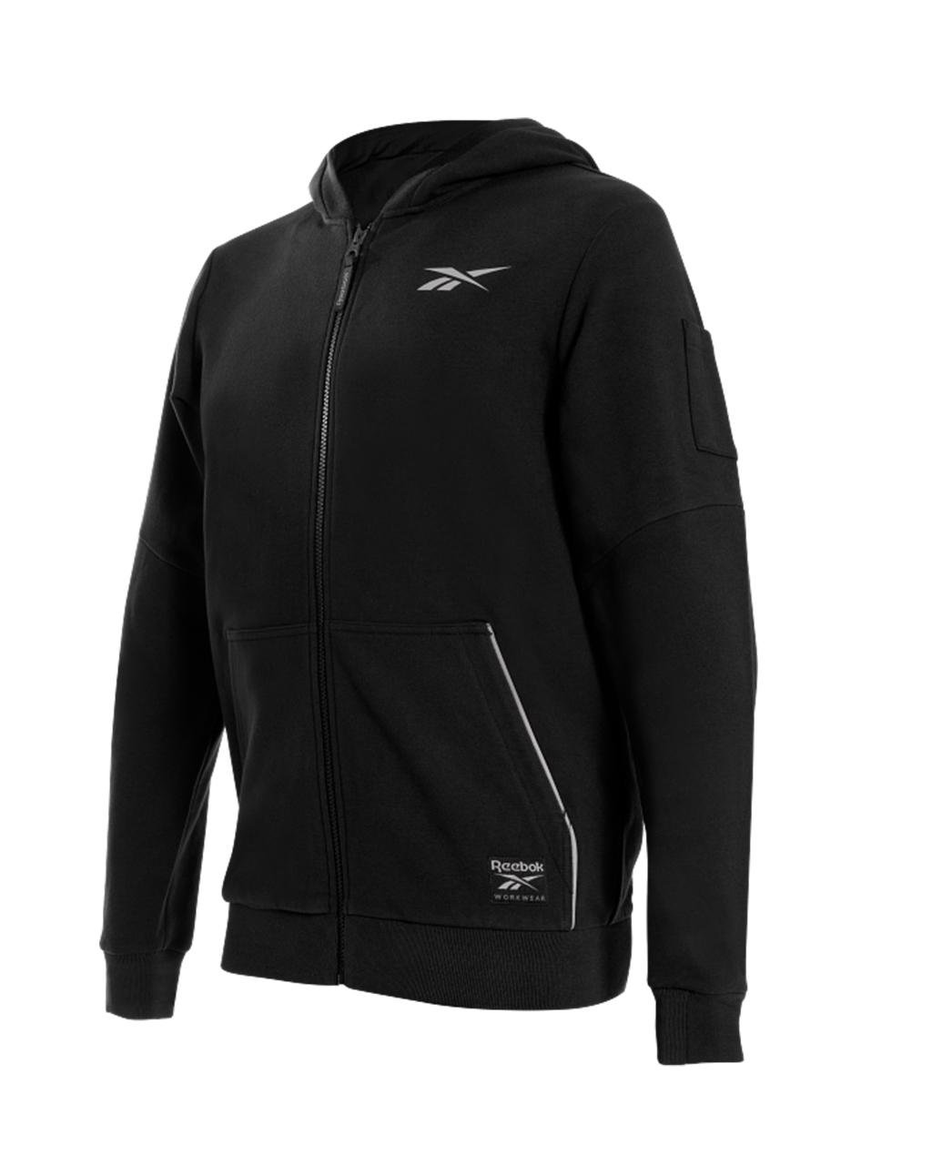 Ζακέτα με φερμουάρ και κουκούλα Reebok